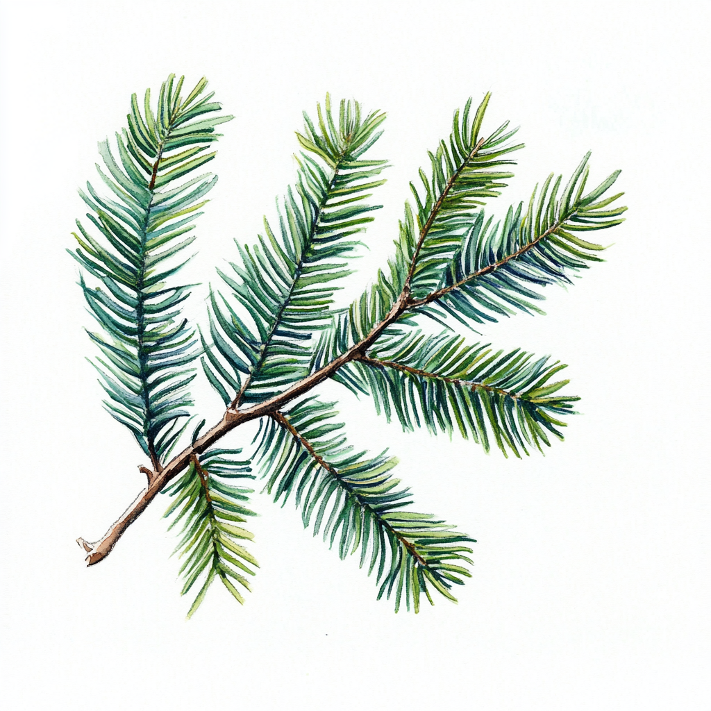 ÖH Boku - Zweig eines Nadelbaums