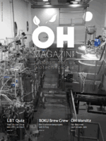 Deckblatt zum ÖH Boku Magazin, Lebensmittel- und Biotechnologie, Juni 2022